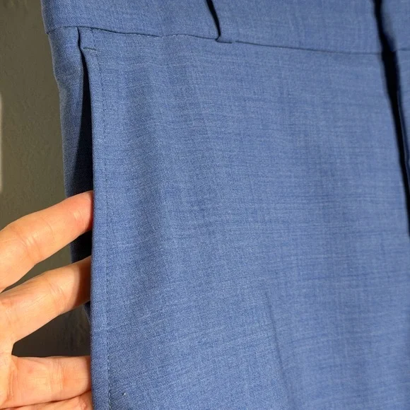 Banana Republic Ryan Blue Trousers 12 Long - Picture 7 of 16